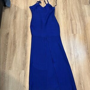 Elegant Blue Evening Dress